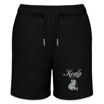 Koala - Stanley/Stella Teenager Bio-Joggingshorts MINI BOLTER - Schwarz - Vorne