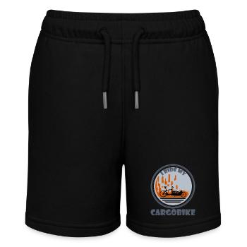 City Silhouette Cargo Bike - Stanley/Stella MINI BOLTER Organic Teen Jogging Shorts - black - Front