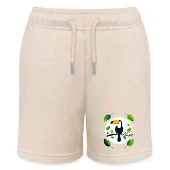 Toucan - Stanley/Stella MINI BOLTER Organic Teen Jogging Shorts - soft Ecru - Front