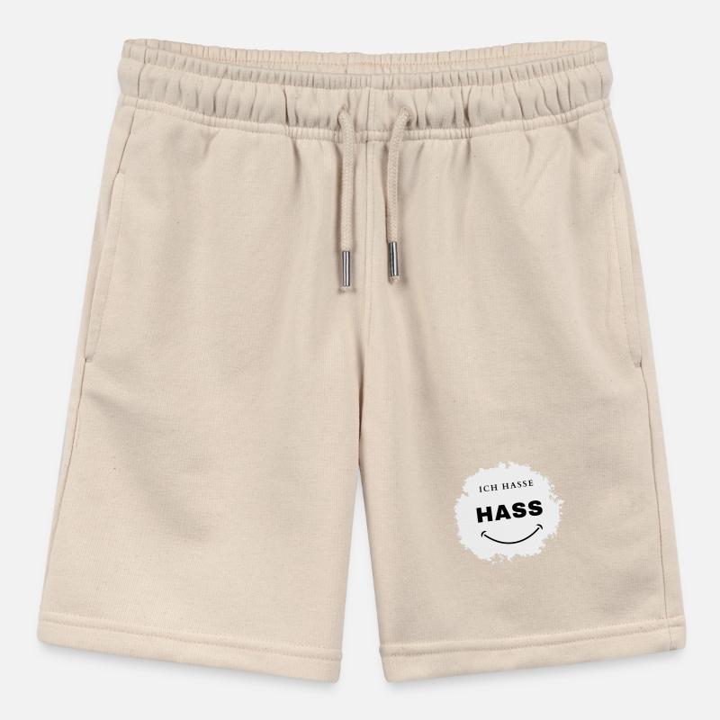 Saying, I hate hate, funny statement Stanley/Stella MINI BOLTER Organic Teen Jogging Shorts