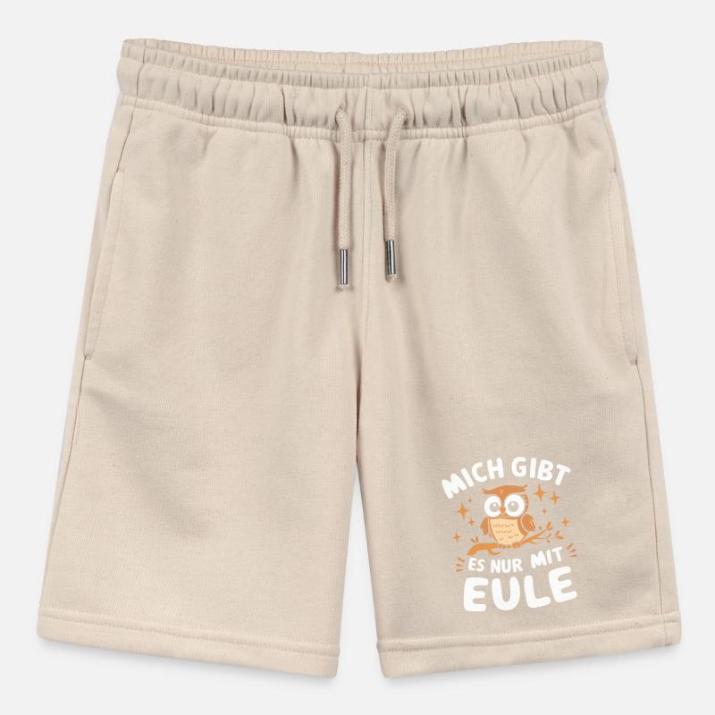 Nachteule Eule Eulen Vogel Stanley/Stella Teenager Bio-Joggingshorts MINI BOLTER