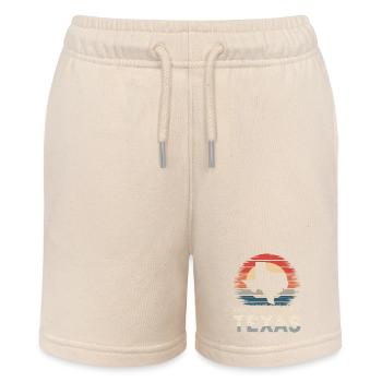 Texas State Texans Texas - Stanley/Stella MINI BOLTER Organic Teen Jogging Shorts - soft Ecru - Front