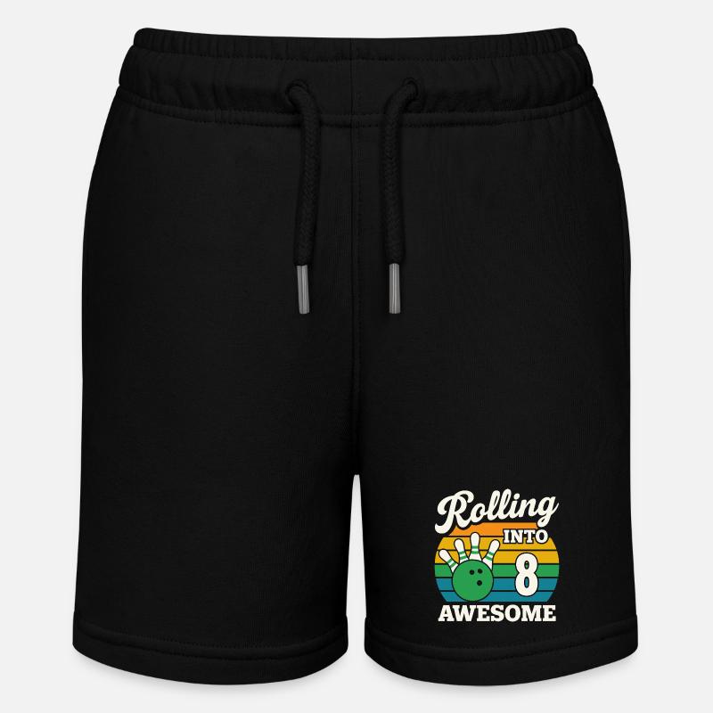 Bowling dans le design impressionnant du 8e anniversaire - Short bio MINI BOLTER Stanley/Stella Ado - noir