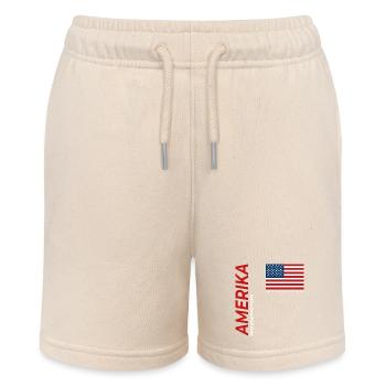 Washington - Stanley/Stella Teenager Bio-Joggingshorts MINI BOLTER - Natur - Vorne