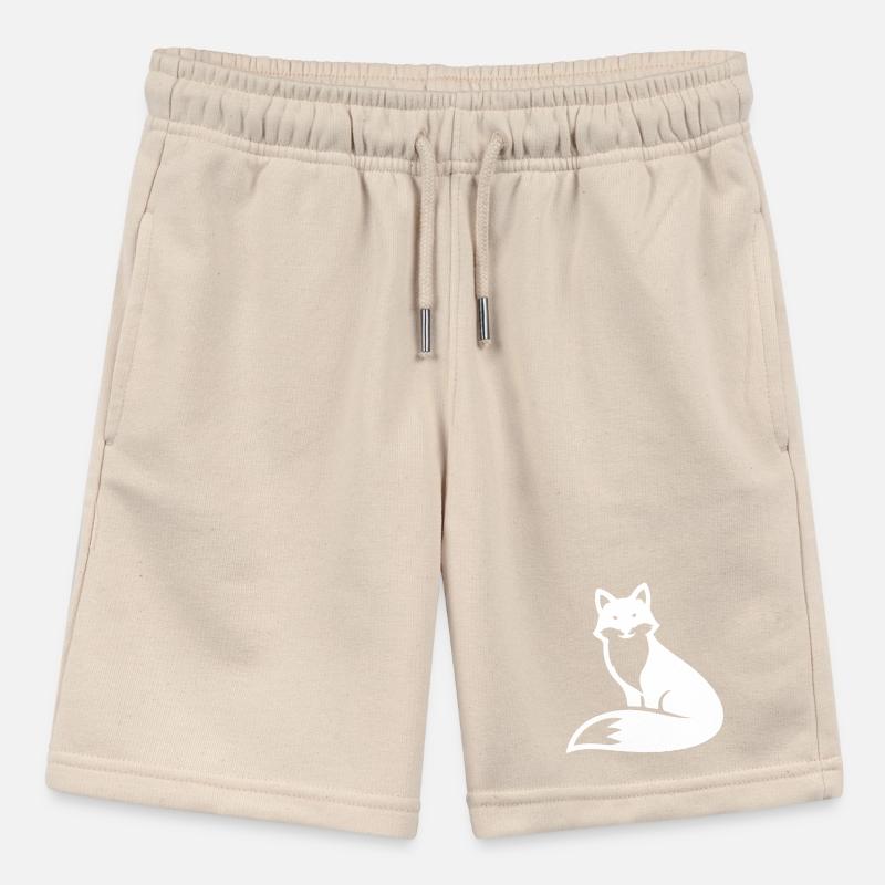 Fuchs Tier Silhouette Stanley/Stella Teenager Bio-Joggingshorts MINI BOLTER
