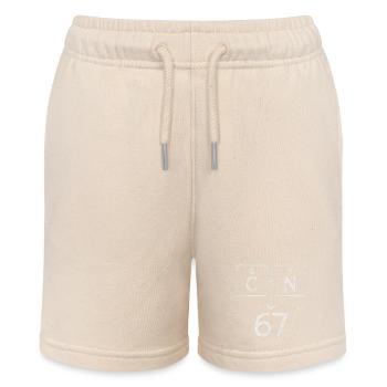 Six Seven 67 Meme Humor Elements Chemistry - Stanley/Stella MINI BOLTER Organic Teen Jogging Shorts - soft Ecru - Front