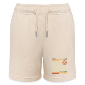 April 1979 47th Anniversary Gift - April 1979 - Stanley/Stella MINI BOLTER Organic Teen Jogging Shorts - soft Ecru - Front