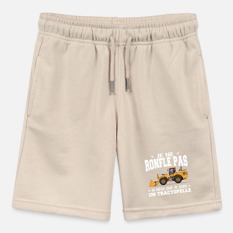 Construction machine Backhoe loader Snorer Stanley/Stella MINI BOLTER Organic Teen Jogging Shorts