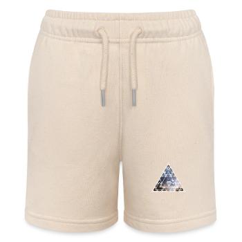Illuminati Pyramide Auge Universum Alien Nerd pc - Stanley/Stella Teenager Bio-Joggingshorts MINI BOLTER - Natur - Vorne