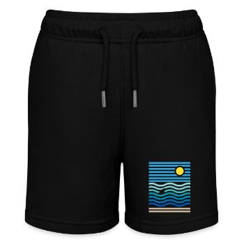 Shark - Stanley/Stella MINI BOLTER Organic Teen Jogging Shorts - black - Front