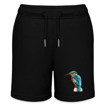 Eisvogel - Stanley/Stella Teenager Bio-Joggingshorts MINI BOLTER - Schwarz - Vorne