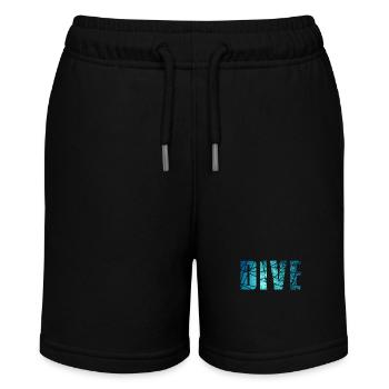 DIVE - Stanley/Stella MINI BOLTER Organic Teen Jogging Shorts - black - Front