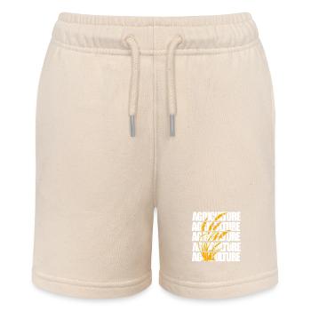 Agriculture - Landwirtschaft - Stanley/Stella Teenager Bio-Joggingshorts MINI BOLTER - Natur - Vorne