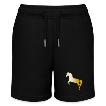 unicorn - Stanley/Stella MINI BOLTER Organic Teen Jogging Shorts - black - Front
