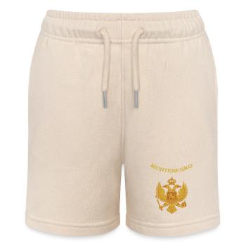 Montenegro - Stanley/Stella Teenager Bio-Joggingshorts MINI BOLTER - Natur - Vorne