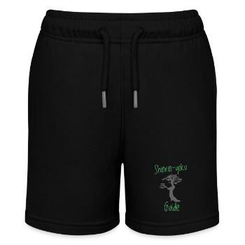 Shinrin-yoku guide Baum und Waldbaden Instructor - Stanley/Stella Teenager Bio-Joggingshorts MINI BOLTER - Schwarz - Vorne