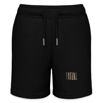 Fatzke Lustiges Wort Lackaffe Selbstironie Kerl - Stanley/Stella Teenager Bio-Joggingshorts MINI BOLTER - Schwarz - Vorne