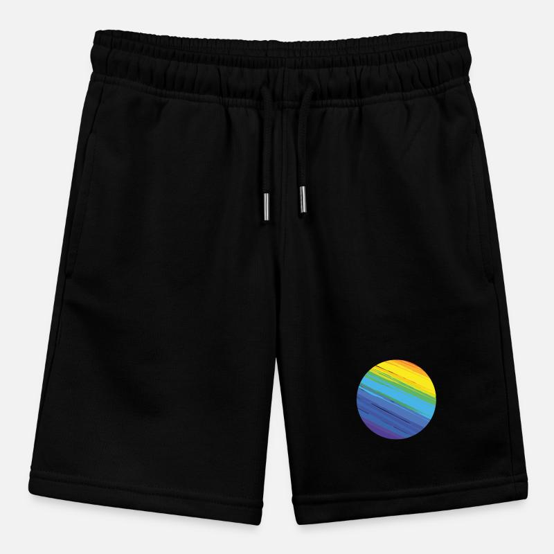 Rainbow circle Stanley/Stella MINI BOLTER Organic Teen Jogging Shorts