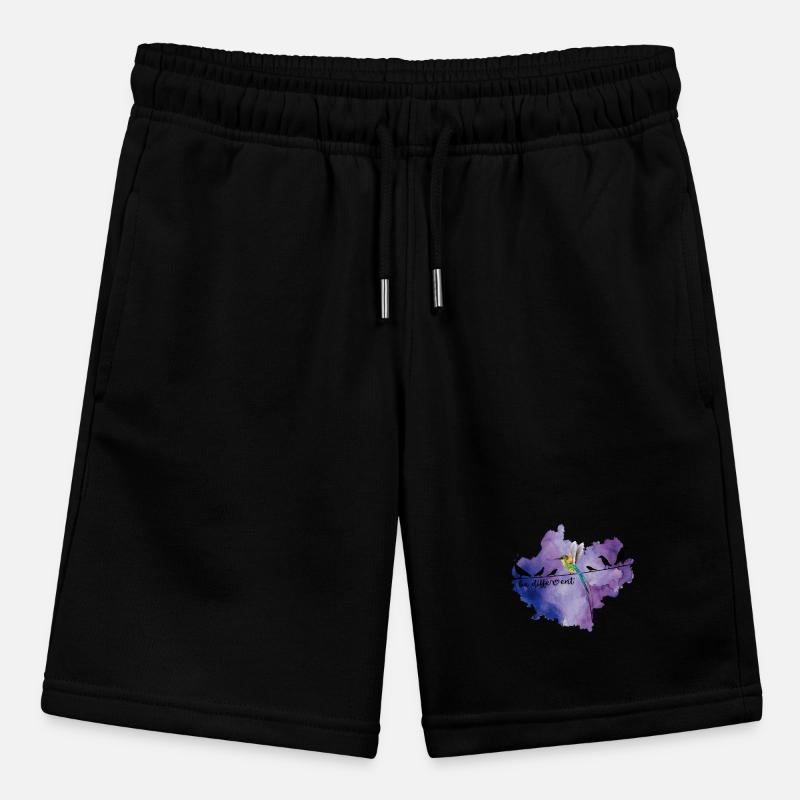 Be Different Süßes Vogel Colibri Sei Anders Spruch Stanley/Stella Teenager Bio-Joggingshorts MINI BOLTER