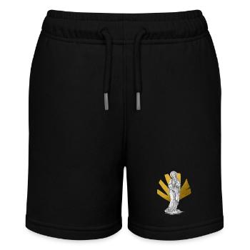 Saint Mary, Mother Mary, ancient representation - Stanley/Stella MINI BOLTER Organic Teen Jogging Shorts - black - Front