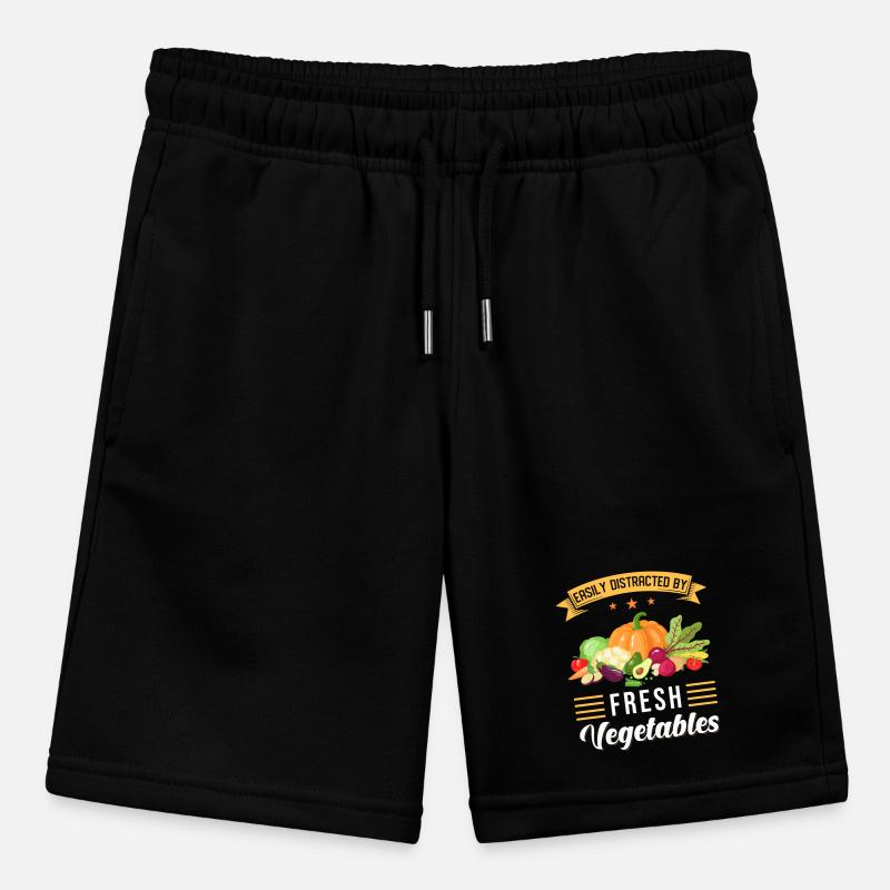 Gemüse Spruch Vegetarier Geschenk Stanley/Stella Teenager Bio-Joggingshorts MINI BOLTER