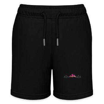 Marche rythme cardiaque - Short bio MINI BOLTER Stanley/Stella Ado - noir - Devant