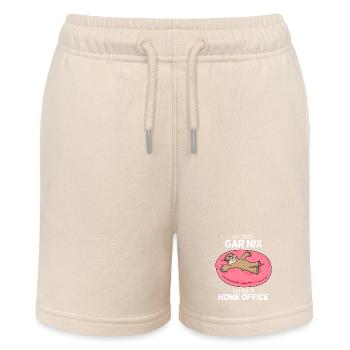 Home Office Spruch - Stanley/Stella Teenager Bio-Joggingshorts MINI BOLTER - Natur - Vorne