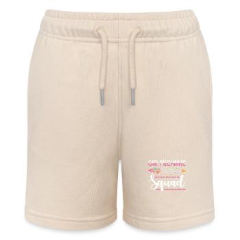 Car mechanic group - Stanley/Stella MINI BOLTER Organic Teen Jogging Shorts - soft Ecru - Front