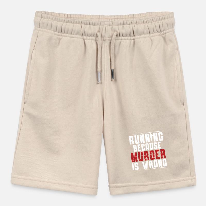 Running Because Murder Is Wrong Läufer Marathon Stanley/Stella Teenager Bio-Joggingshorts MINI BOLTER