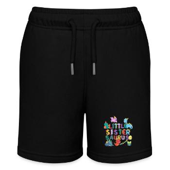 Petite sœur Saurus | Tshirt dinosaure Rawr - Short bio MINI BOLTER Stanley/Stella Ado - noir - Devant