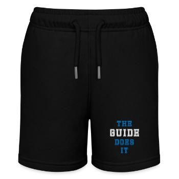 The Guide does it Guide Geschenk - Stanley/Stella Teenager Bio-Joggingshorts MINI BOLTER - Schwarz - Vorne