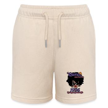 A Queen Was Born In 1995 - 27 Years Old Birthday - Stanley/Stella MINI BOLTER Organic Teen Jogging Shorts - soft Ecru - Front