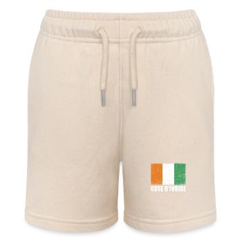 Drapeau de la Côte d’Ivoire - Short bio MINI BOLTER Stanley/Stella Ado - écru doux - Devant