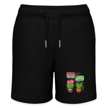 Aloe vera, cactus cactus, dicton drôle, jeu de mots - Short bio MINI BOLTER Stanley/Stella Ado - noir - Devant