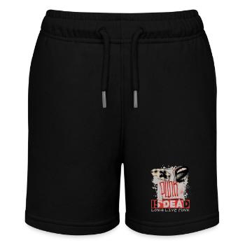 Punk-Is-Dead, Punk Style, Punk Design - Stanley/Stella MINI BOLTER Organic Teen Jogging Shorts - black - Front