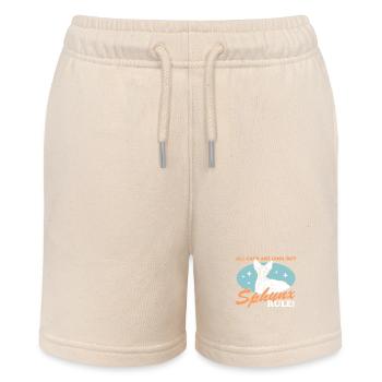 Sphynx Katze Katzenhalter Katzenbesitzer Geschenk - Stanley/Stella Teenager Bio-Joggingshorts MINI BOLTER - Natur - Vorne