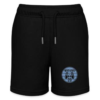 20th Birthday Gamer Gaming Console - Stanley/Stella MINI BOLTER Organic Teen Jogging Shorts - black - Front