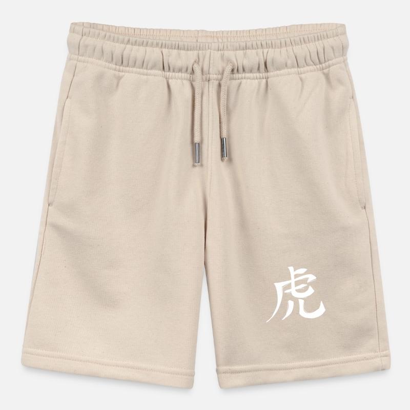 Tiger Chinesisches Sternzeichen Stanley/Stella Teenager Bio-Joggingshorts MINI BOLTER