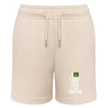 I can not Keep Calm I am Pakistaner - Stanley/Stella Teenager Bio-Joggingshorts MINI BOLTER - Natur - Vorne