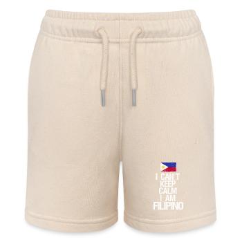 I can not Keep Calm I am Philippiner - Stanley/Stella Teenager Bio-Joggingshorts MINI BOLTER - Natur - Vorne
