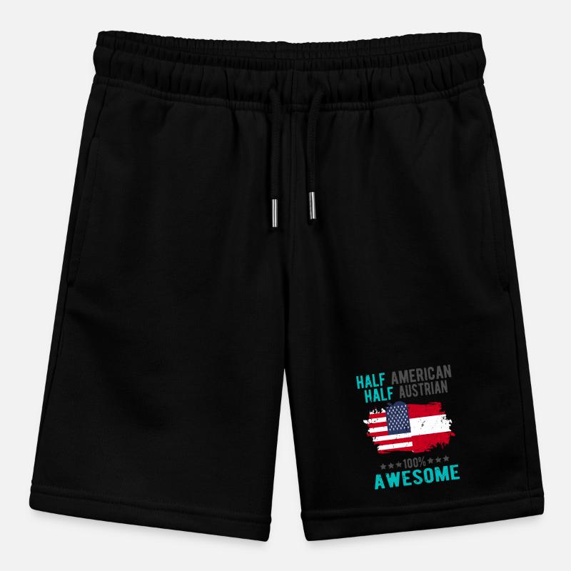 Half American Half Austrian Stanley/Stella MINI BOLTER Organic Teen Jogging Shorts