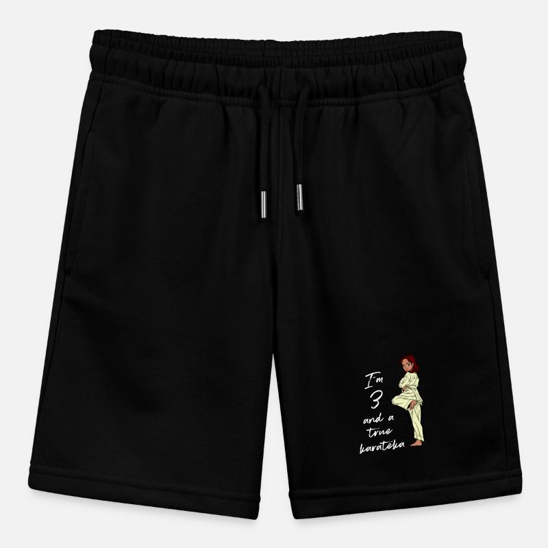 Ich bin 3 - Mädchen Karate Stanley/Stella Teenager Bio-Joggingshorts MINI BOLTER