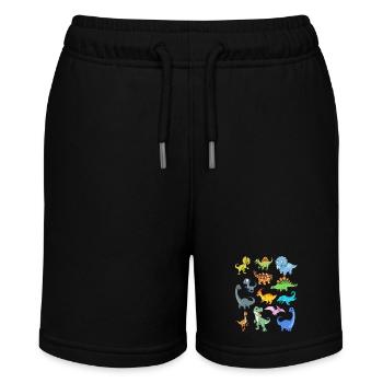 De nombreux dinosaures kawaii - Short bio MINI BOLTER Stanley/Stella Ado - noir - Devant