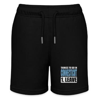 Connecticut Meme - Stanley/Stella MINI BOLTER Organic Teen Jogging Shorts - black - Front