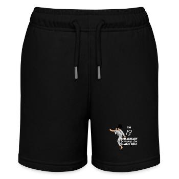I'm 13 - Boy Karate - Stanley/Stella MINI BOLTER Organic Teen Jogging Shorts - black - Front