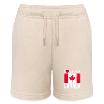 Drapeau du Canada - Short bio MINI BOLTER Stanley/Stella Ado - écru doux - Devant