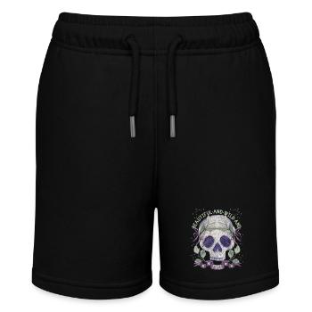 Crâne Couronne de laurier romantique - Short bio MINI BOLTER Stanley/Stella Ado - noir - Devant
