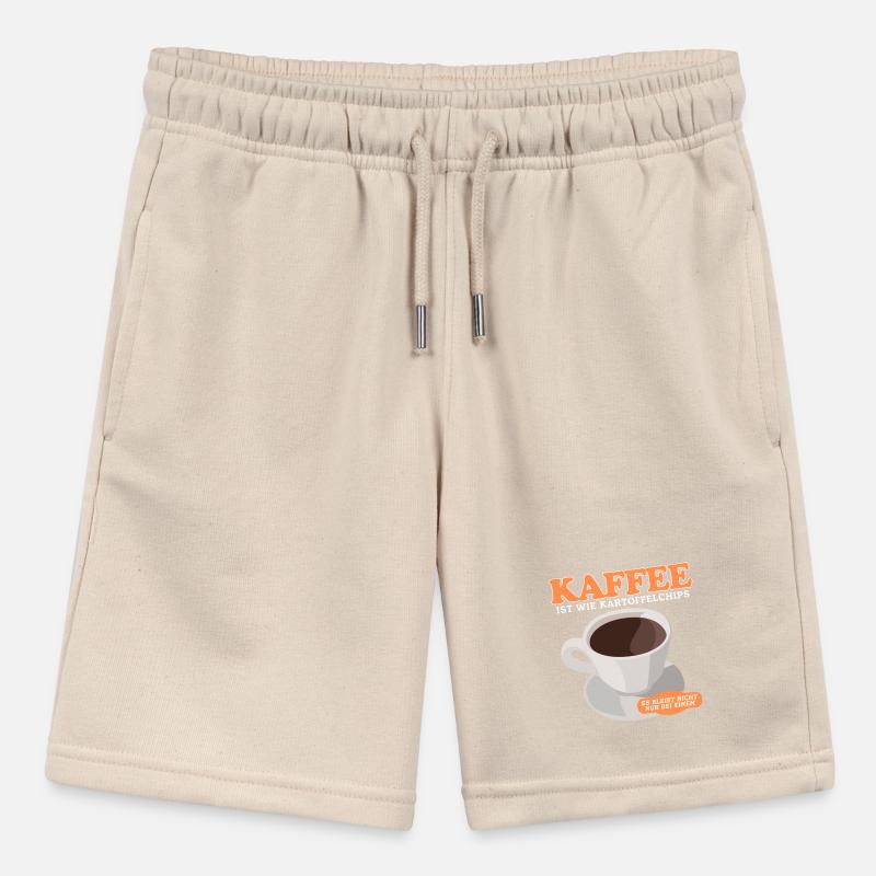 Kaffee Kaffeetrinker Kaffeeliebhaber Geschenk Stanley/Stella Teenager Bio-Joggingshorts MINI BOLTER
