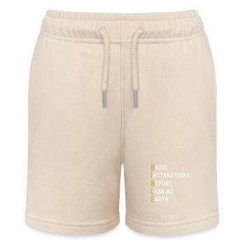 Bibellektion Grundlegende Anweisungen Vor Dem - Stanley/Stella Teenager Bio-Joggingshorts MINI BOLTER - Natur - Vorne