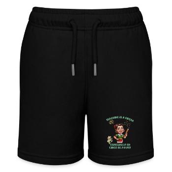 Lehrerin Cinco de mayo Fiesta Mexikanische Party - Stanley/Stella Teenager Bio-Joggingshorts MINI BOLTER - Schwarz - Vorne